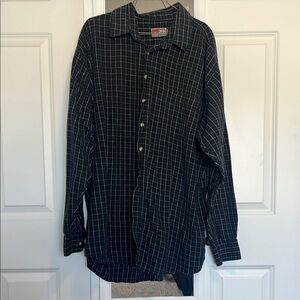 Copper Canyon Long Sleeve Plaid Button Down Size 2XLT